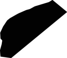 Ngerkeiukl Palau silhouette map vector