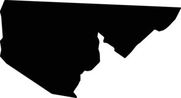 Ngermechau Palau silhouette map vector