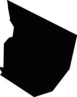 Ngermetengel Palau silhouette map vector