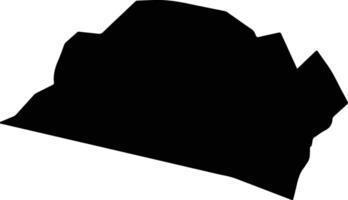 Ngeruikl Palau silhouette map vector