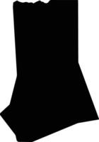 NIEFANG Equatorial Guinea silhouette map vector