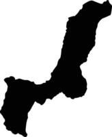 Nimaima Colombia silhouette map vector