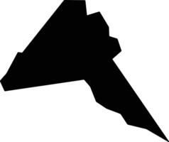 Nina Rodrigues Brazil silhouette map vector
