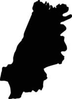 Nobol Ecuador silhouette map vector
