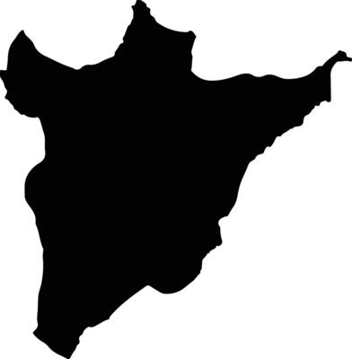 Nong Ki Thailand silhouette map