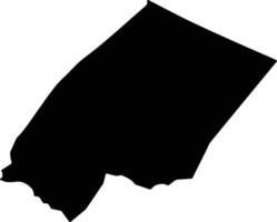Nord Kanem Chad silhouette map vector