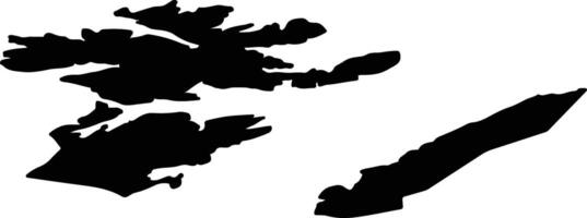 Nordkapp nor Norway silhouette map vector