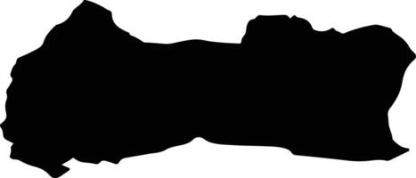 OCNA SIBIULUI Romania silhouette map vector
