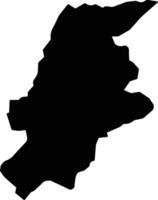 Ocuituco Mexico silhouette map vector