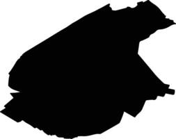 Oisterwijk Netherlands silhouette map vector
