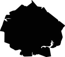 Okinoshima Japan silhouette map vector