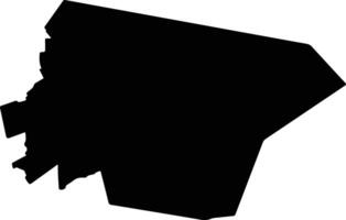 Okny Ukraine silhouette map vector