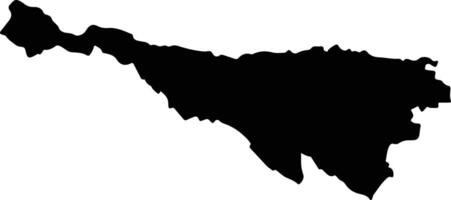 Omealca Mexico silhouette map vector