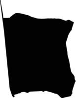 Omhajer Eritrea silhouette map vector