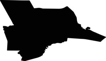 Ommen Netherlands silhouette map vector