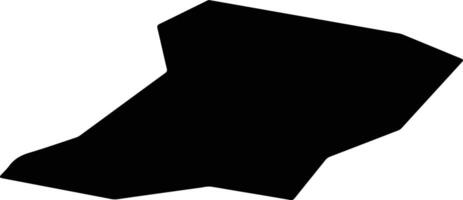 ONGAR LEA 5 Ireland silhouette map vector
