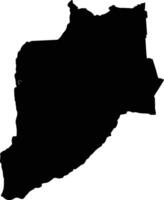 Onkaparinga Australia silhouette map vector