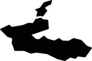 Ooi Japan silhouette map vector