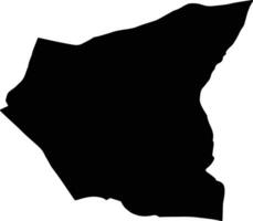 Oostzaan Netherlands silhouette map vector