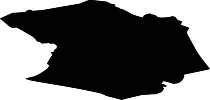 Oppdal nor Norway silhouette map vector
