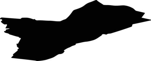 Opsterland Netherlands silhouette map vector