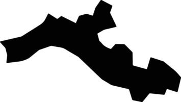 ORCHARD Singapore silhouette map vector