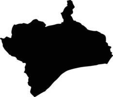 ORSOVA Romania silhouette map vector