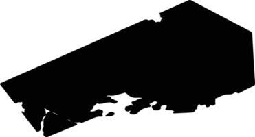 Orust Sweden silhouette map vector