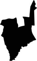 Osbourne Store Jamaica silhouette map vector