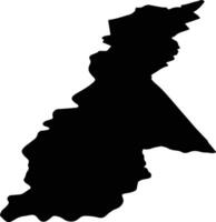 Ouder Amstel Netherlands silhouette map vector