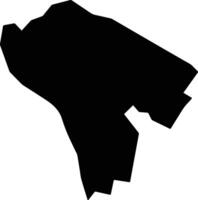 OUTRAM Singapore silhouette map vector