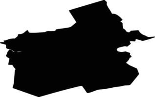 Overhalla nor Norway silhouette map vector