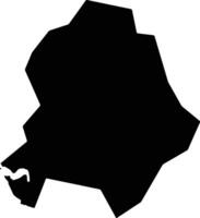 Owensgrove Liberia silhouette map vector