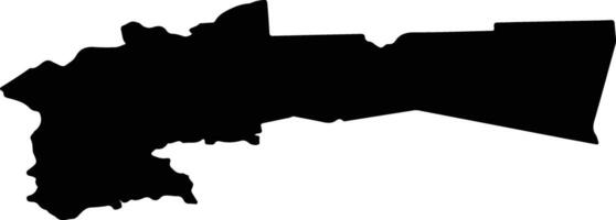 Paikuse vald Estonia silhouette map vector