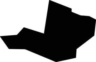 Pakhtachi Uzbekistan silhouette map vector