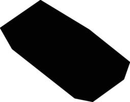 Palaiomylos Cyprus silhouette map vector