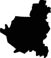 Palestina Ecuador silhouette map vector