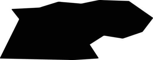 PALMERSTOWN FONTHILL LEA 5 Ireland silhouette map vector