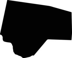 Palmiste Estate Saint Lucia silhouette map vector