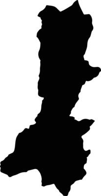Palpa Peru silhouette map
