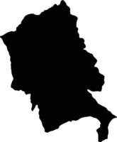 Pamplonita Colombia silhouette map vector