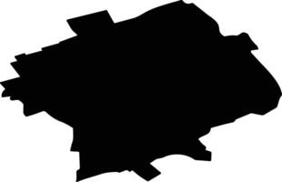 Pankrushikhinsky District Russia silhouette map vector