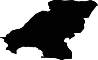 PAPIU ILARIAN Romania silhouette map vector