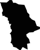 Paranhos Brazil silhouette map vector