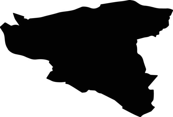 Parramatta Australia silhouette map