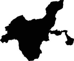 Pasaje Ecuador silhouette map vector