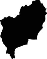 Patate Ecuador silhouette map vector