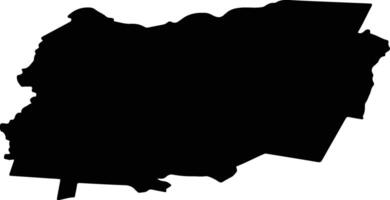 Pededzes pag Latvia silhouette map vector