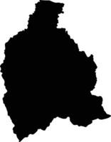 Pekalongan Indonesia silhouette map vector