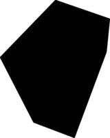 Penedono Portugal silhouette map vector